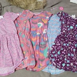 Lot of 5 Sz 4t llr kids dresses euc